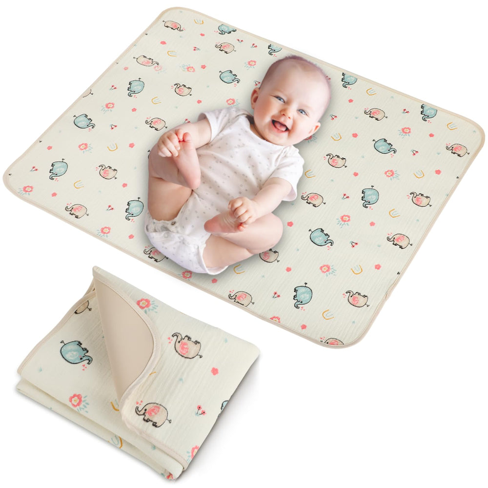 PHOEBUS BABY changing pad with muslin side for soft skin contact