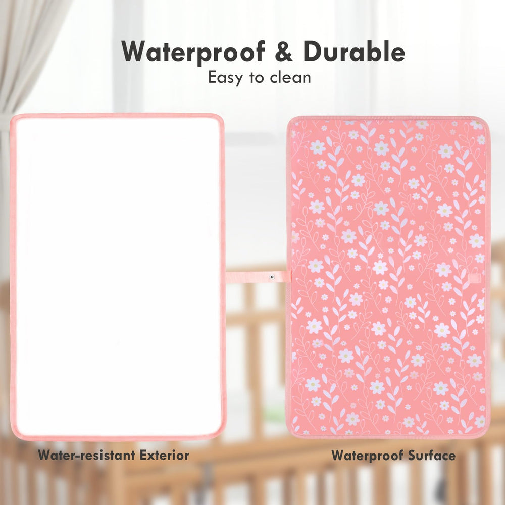 PHOEBUS BABY pink flowers design adds stylish touch for new parents.