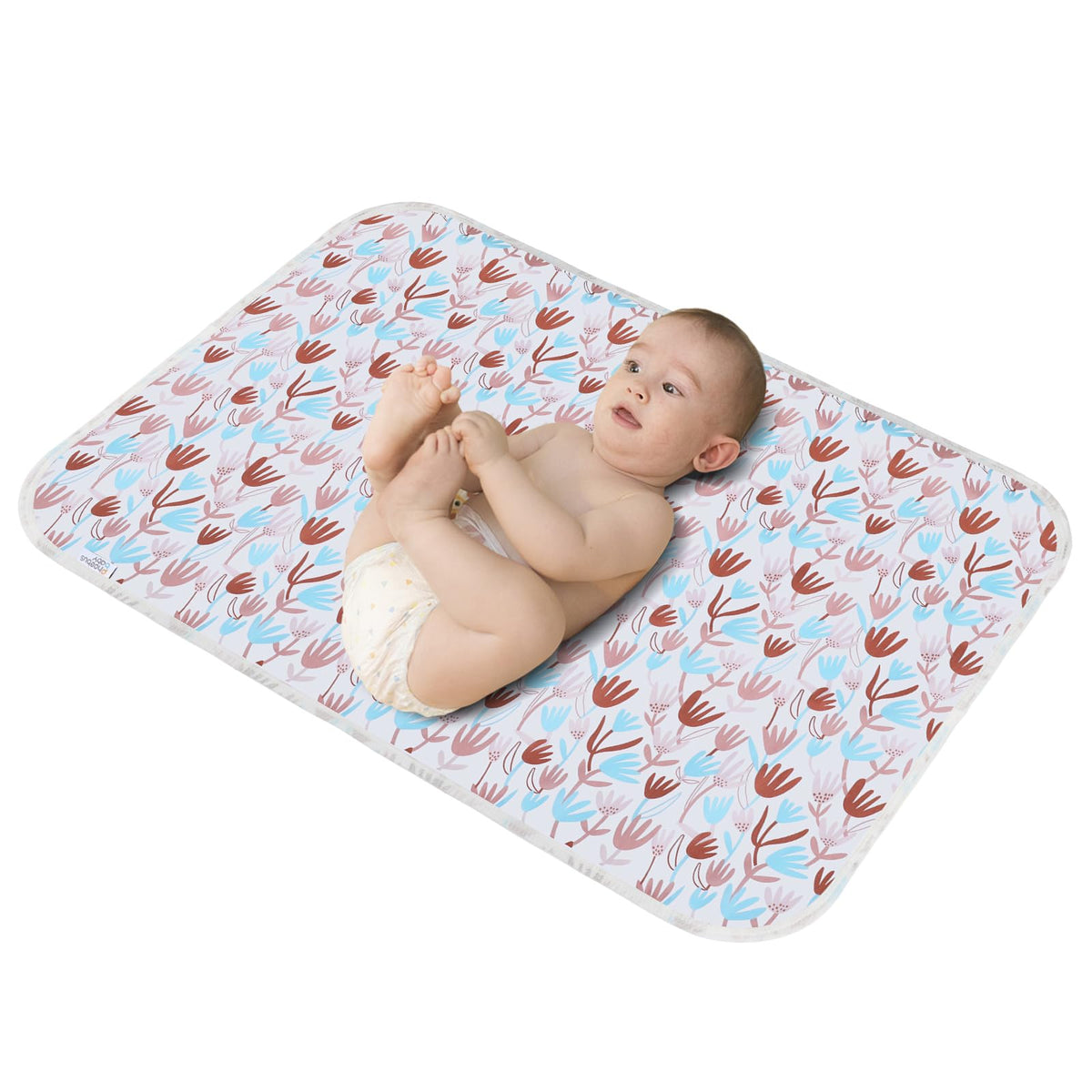 PHOEBUS BABY changing pad with soft cotton surface for gentle baby skin.