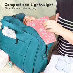 PHOEBUS BABY waterproof oxford exterior keeps changes tidy outdoors.