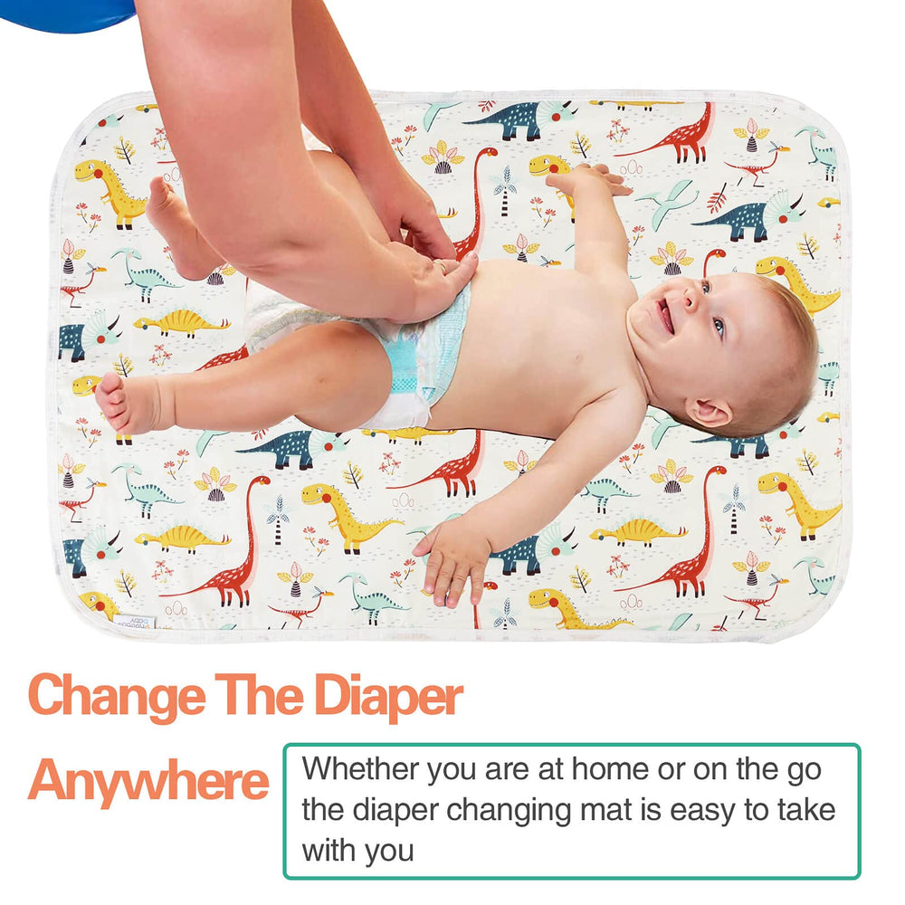 PHOEBUS BABY portable pad rolls up for travel or storage.
