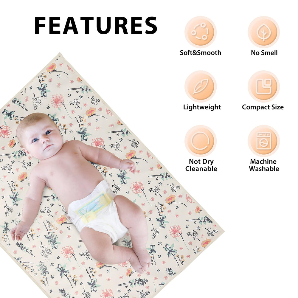 Phoebus Baby floral pattern adds cheerful style while staying practical.