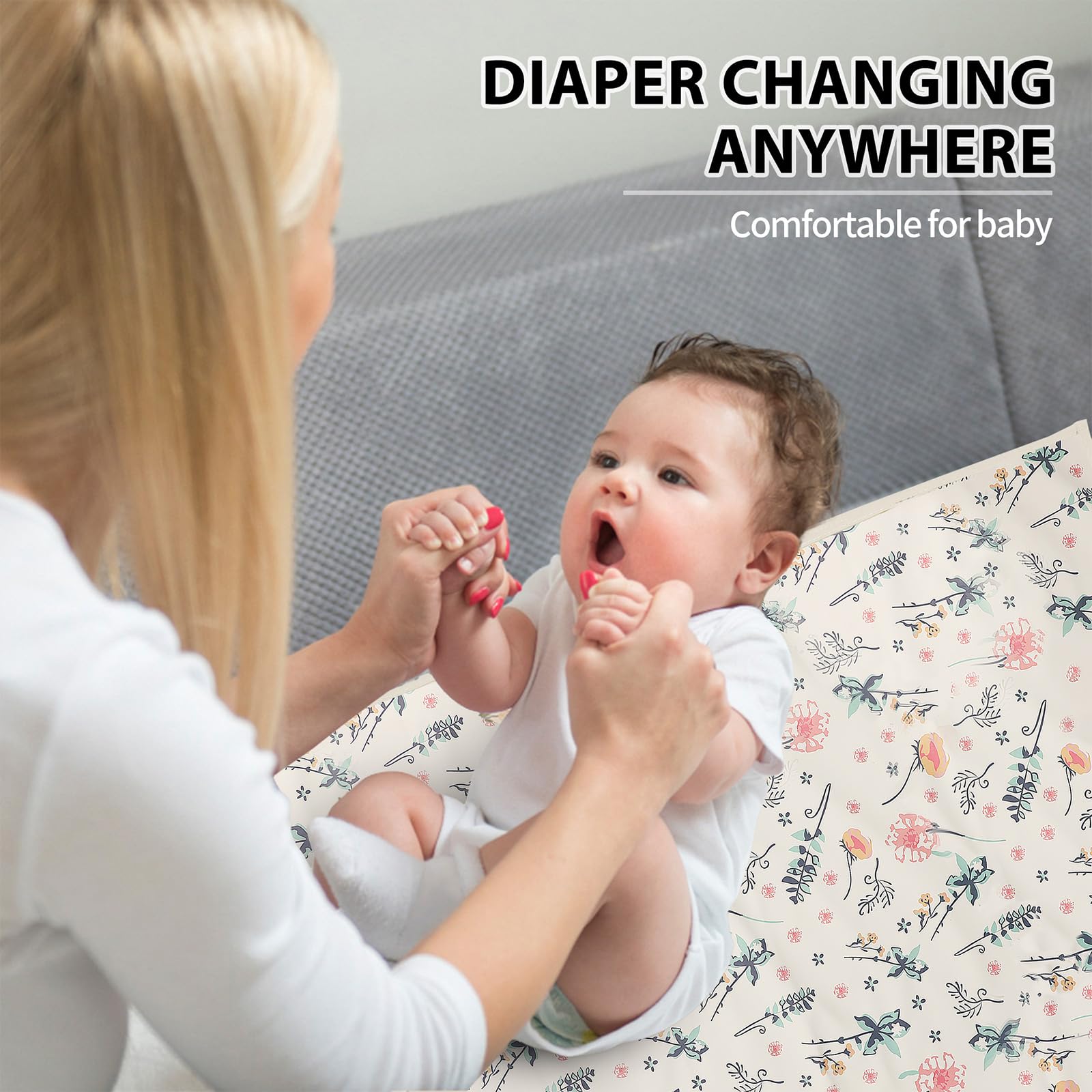 Phoebus Baby gift-ready changing mat ideal for baby showers.