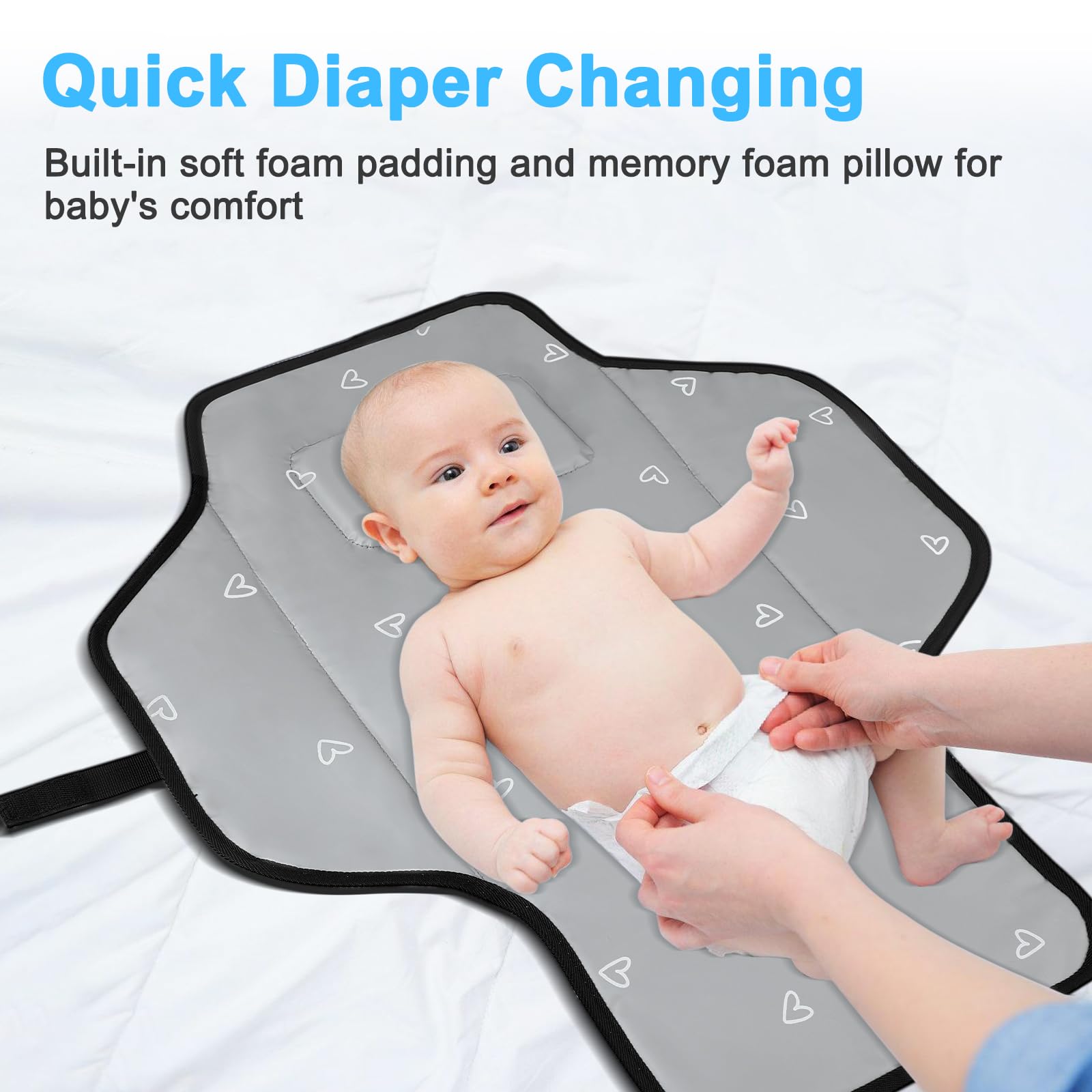 Phoebus Baby head pillow support providing soft rest for baby