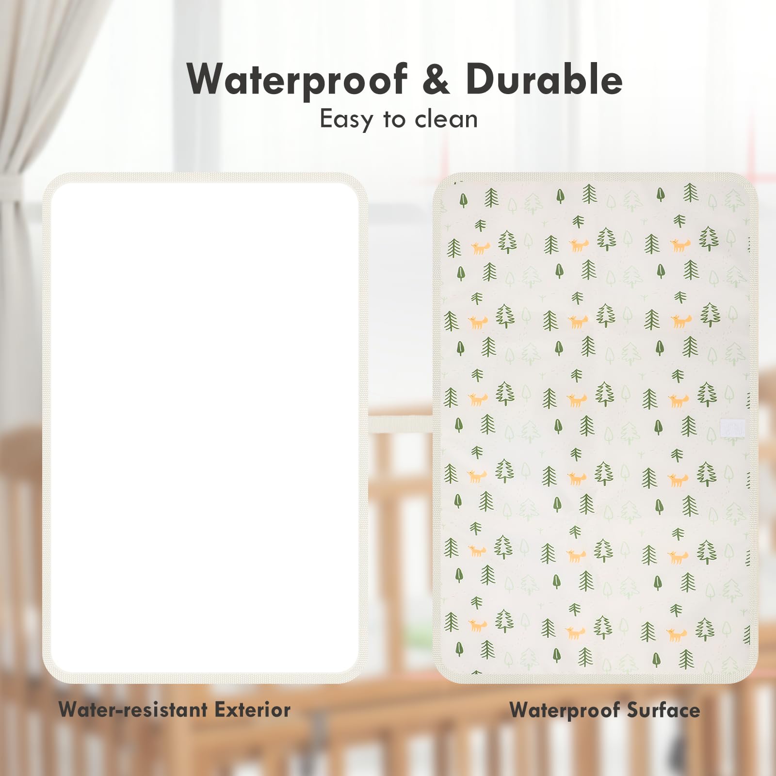 PHOEBUS BABY stylish Ivory Fox design complements modern nurseries.