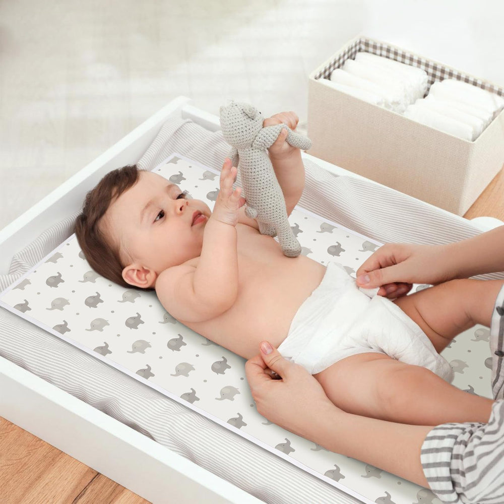 PHOEBUS BABY vegan leather changing mat, 2-pack ideal for gifting.