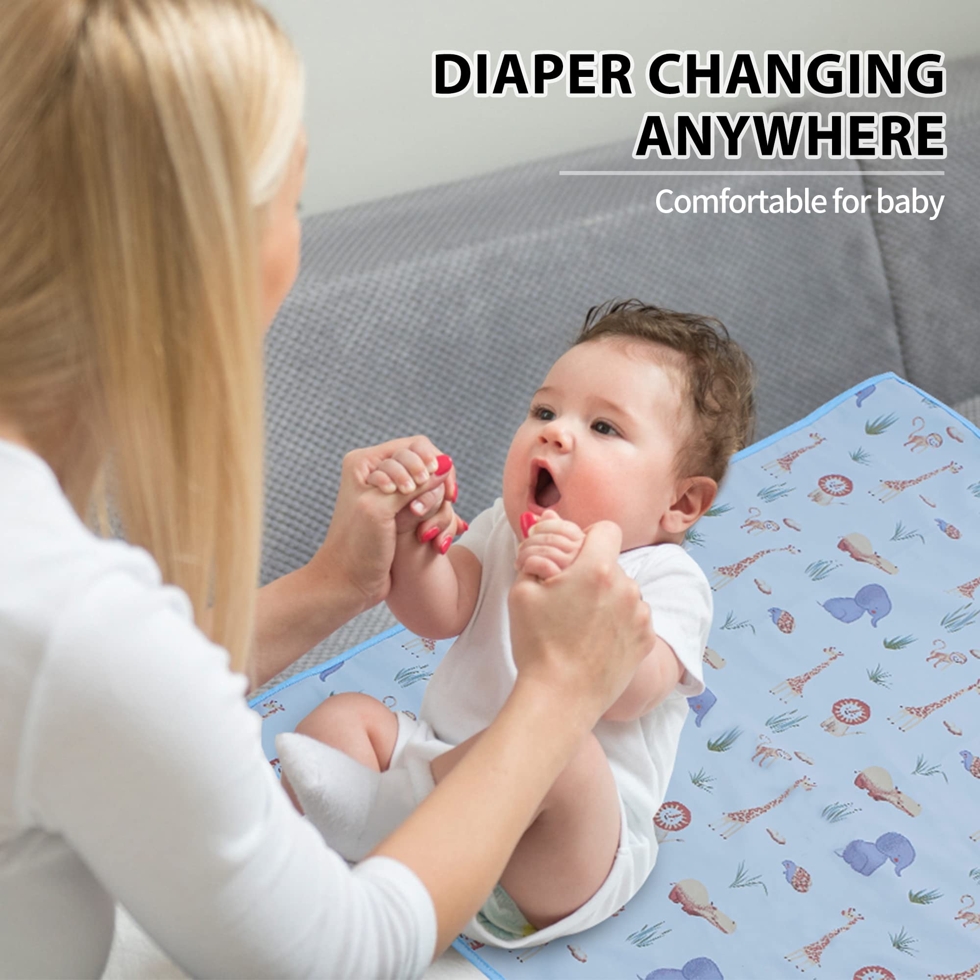 PHOEBUS BABY multi-use changing mat suitable for bed, stroller, and car trips