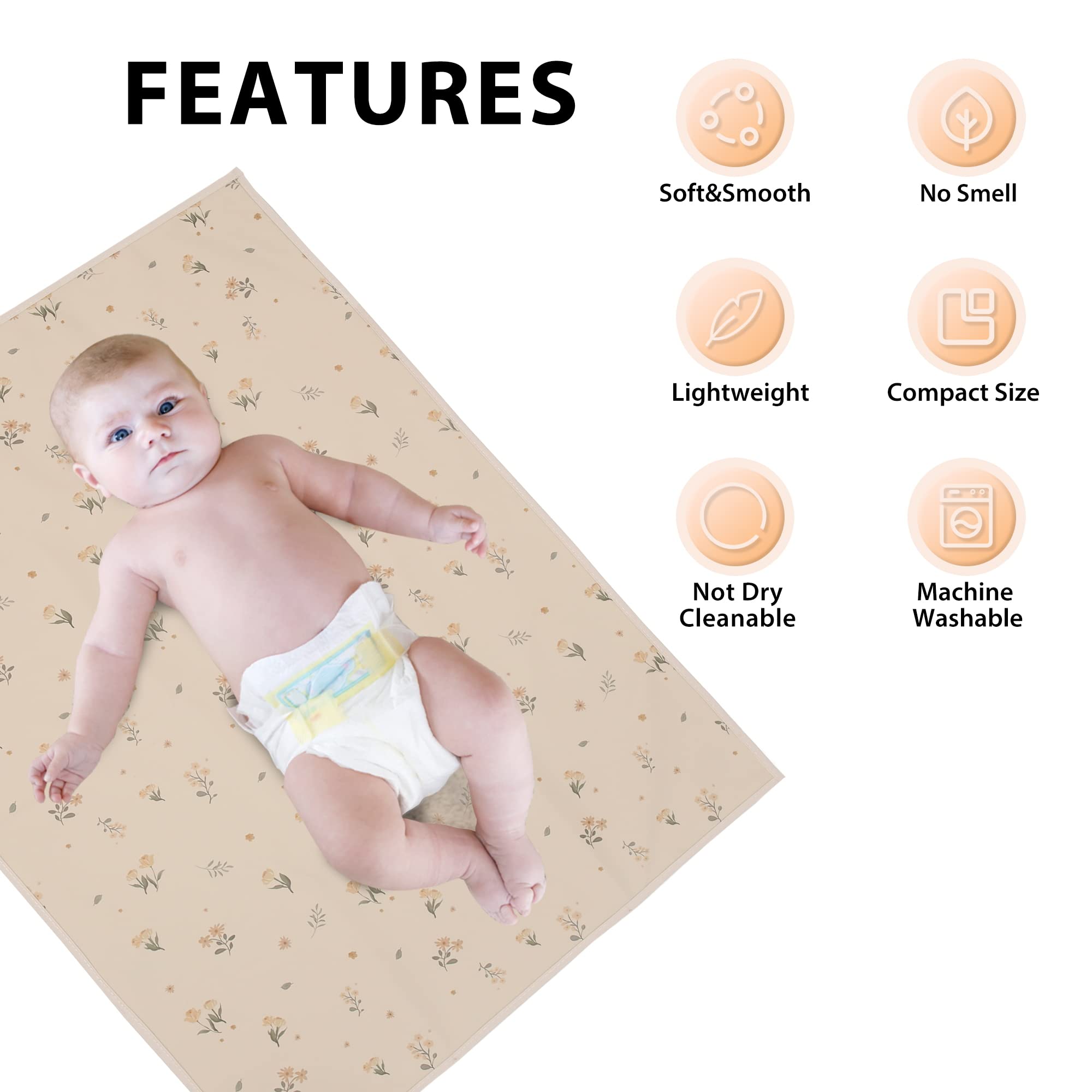 Phoebus Baby mat doubles as a safe lounge on beds or strollers.