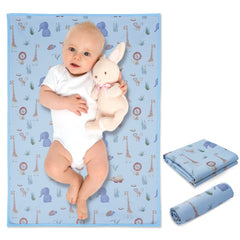 PHOEBUS BABY vegan leather changing mat wipeable surface for quick cleanup