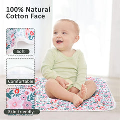 PHOEBUS BABY waterproof layer close-up demonstrates leak protection for quick changes.
