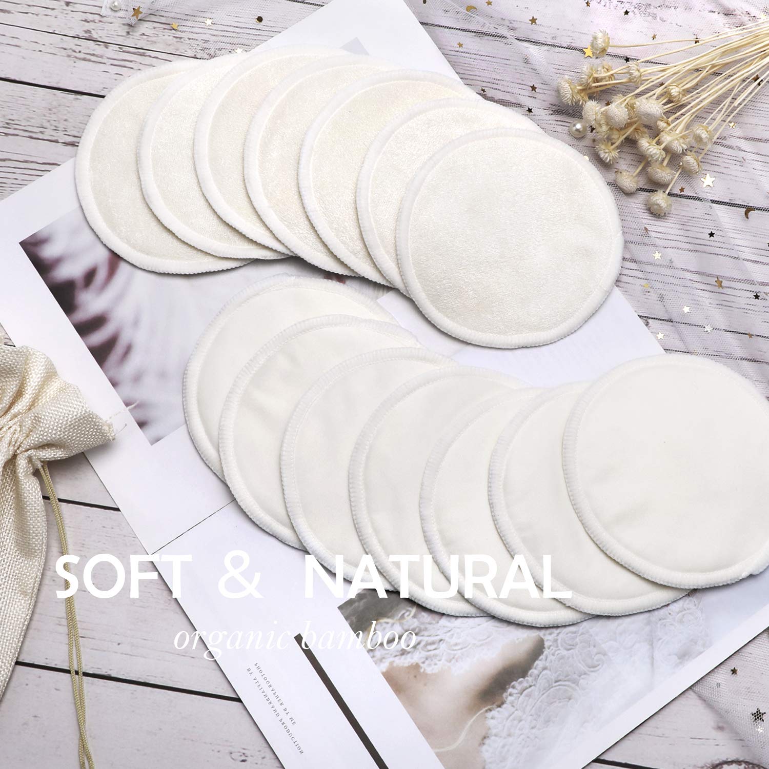 PHOGARY ultra-soft bamboo touch for gentle skin contact.