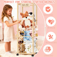 PHOKID open-grid design helps tidy playroom by quick toy pickup