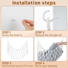 Photect easy-installation with two hooks for quick setup.