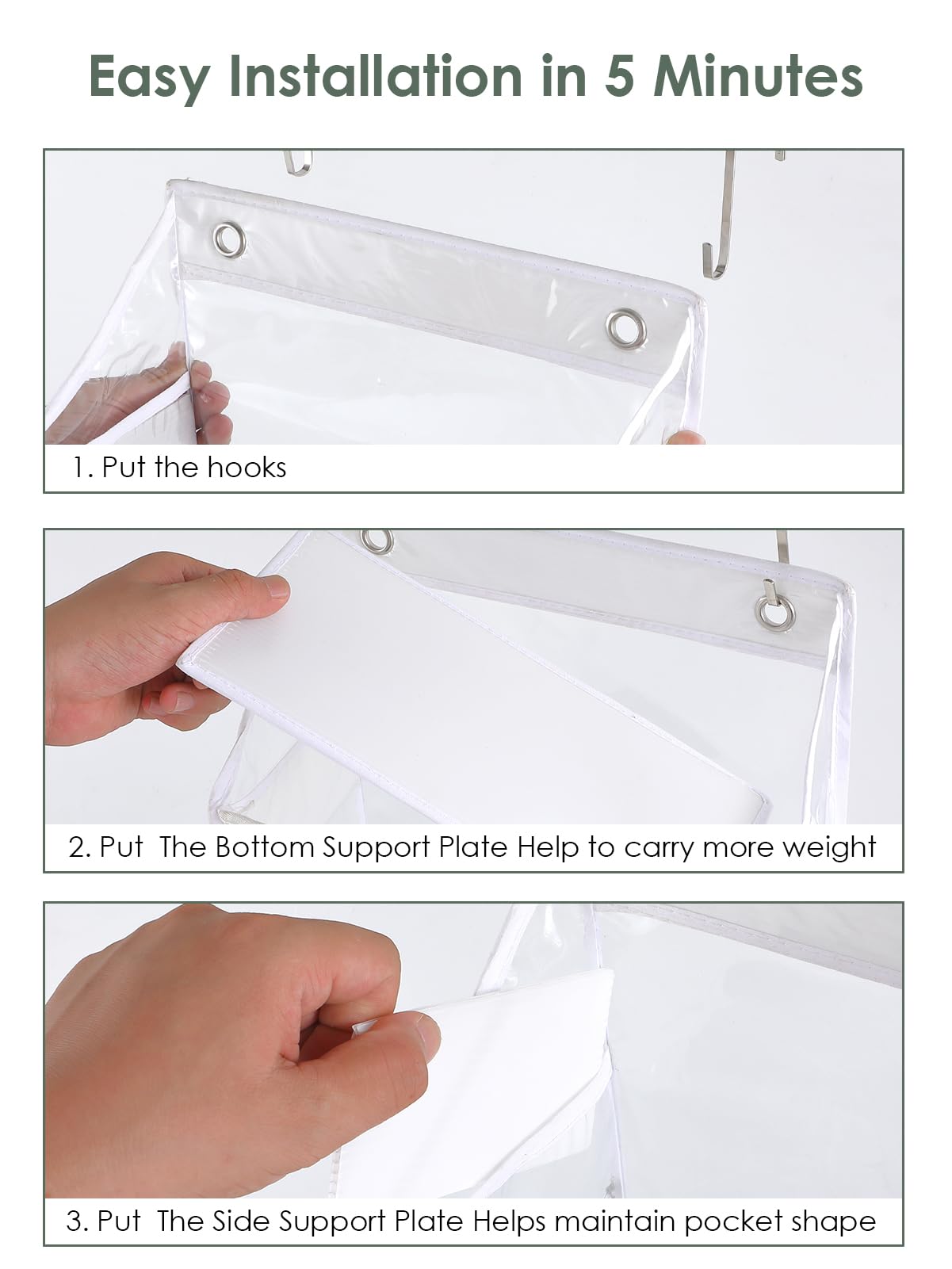 PhotoOne versatile storage for bedroom, nursery, bathroom, and pantry.