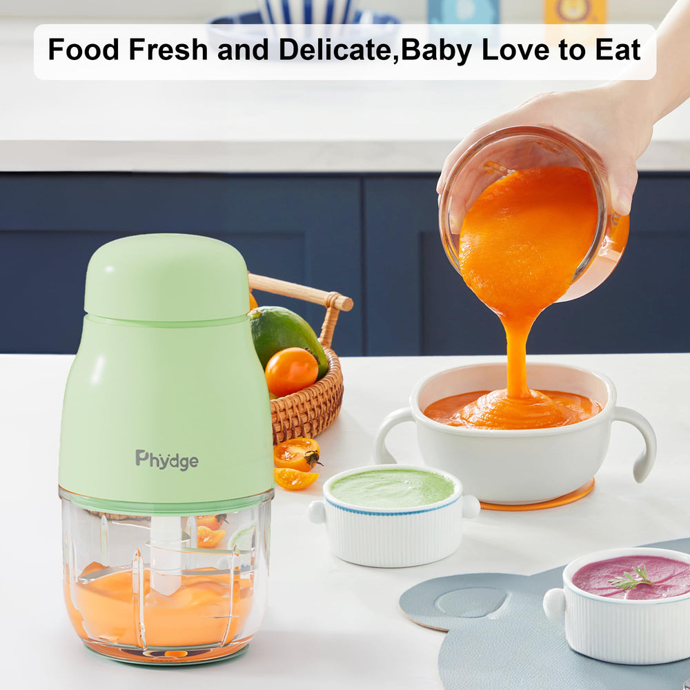 Phydge Baby Food Maker Upgrade storage containers organize ready-to-use purees.