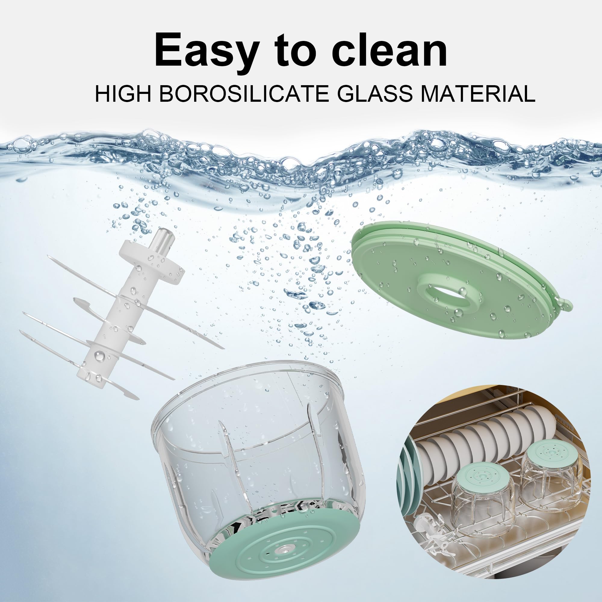 Phydge Baby Food Maker Upgrade lid seal prevents spills during busy meals.