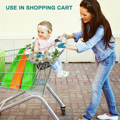 PICcircuit cart cover keeps baby safely shielded from unclean seating.