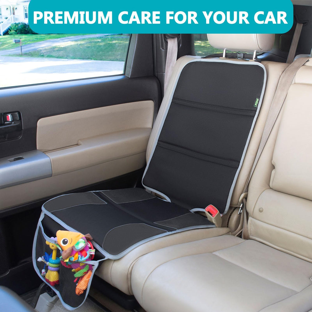 PIDO waterproof fabric seat protector guards against spills and messes