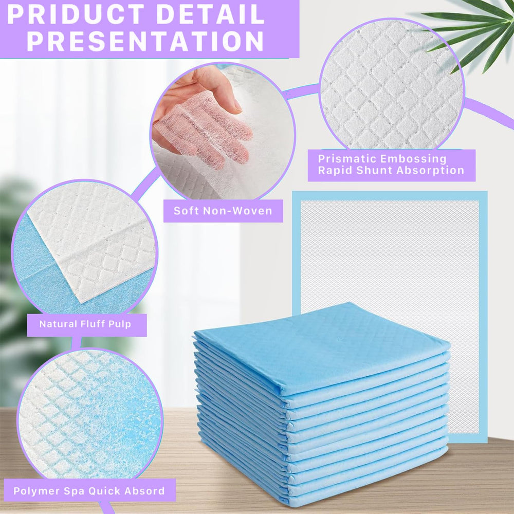 PIEMEET diamond-embossed surface for fast absorption and dryness.