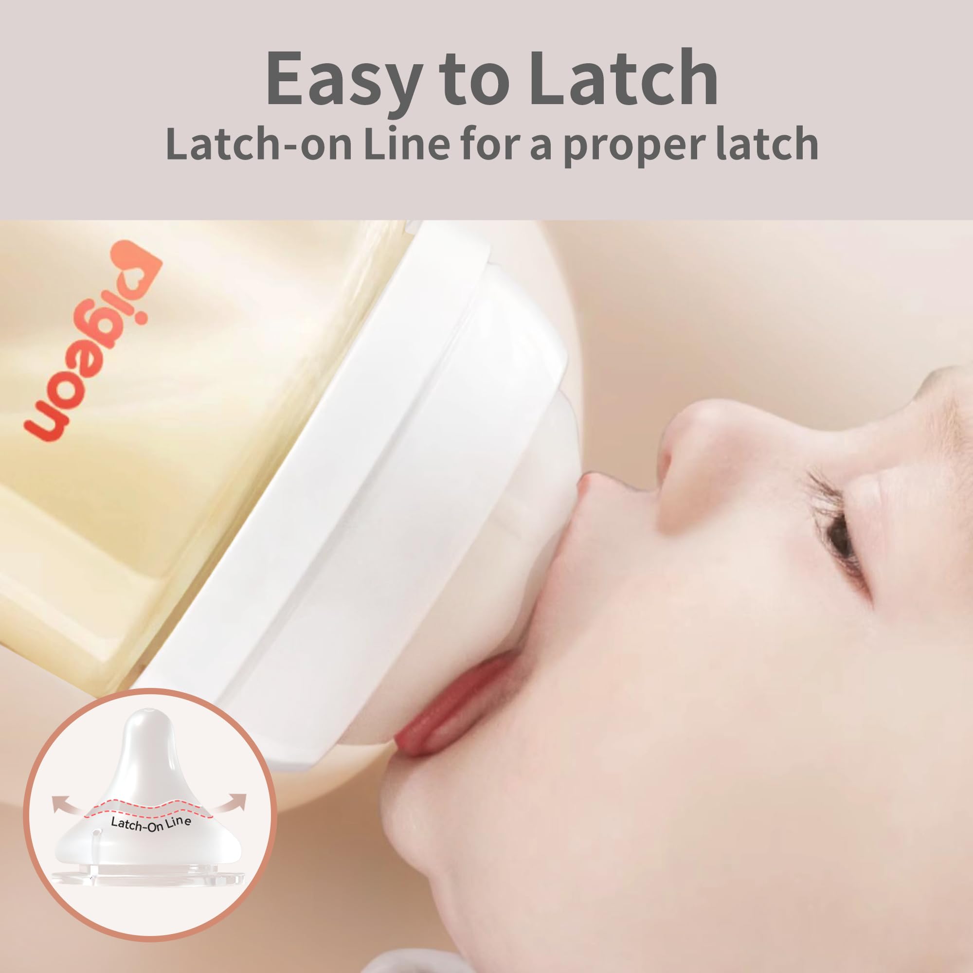 Pigeon latch-on line helps proper latch for smoother feeds