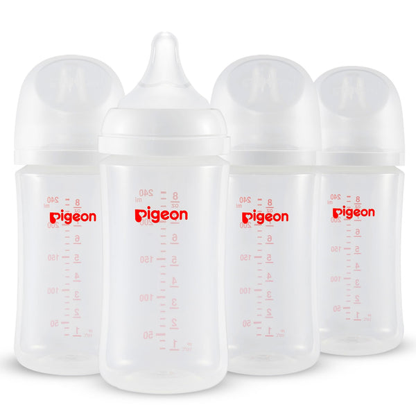 Pigeon PP nursing bottle wide-neck with easy grip for quick feeding