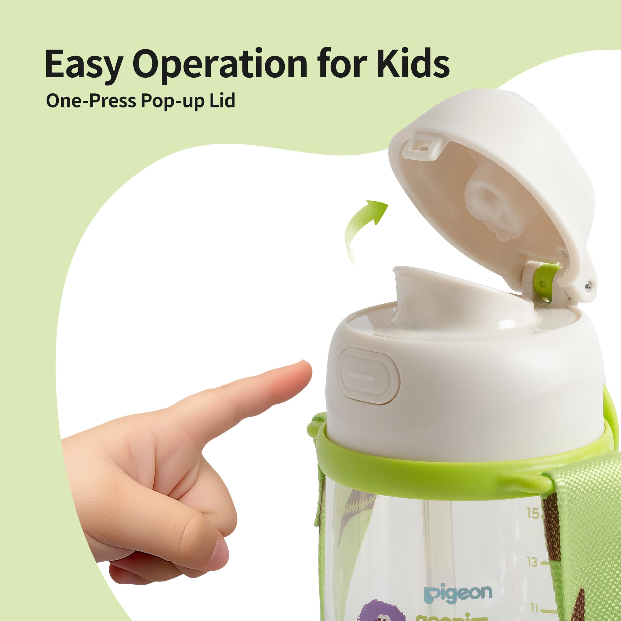 BPA-free PPSU material ensures safe daily hydration for kids.