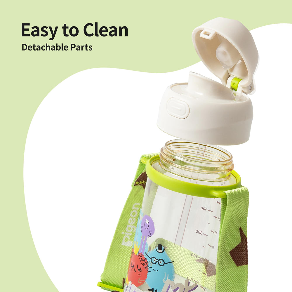 Direct-drink spout for fast sips on the go, ideal for busy moments.