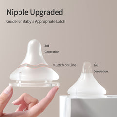 Pigeon Stage 1 development-friendly flow supports smooth transitions between breast and bottle