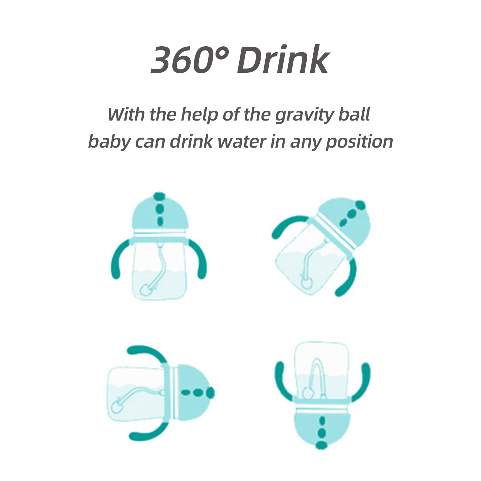 Piifur 8 oz capacity marking helps portion hydration