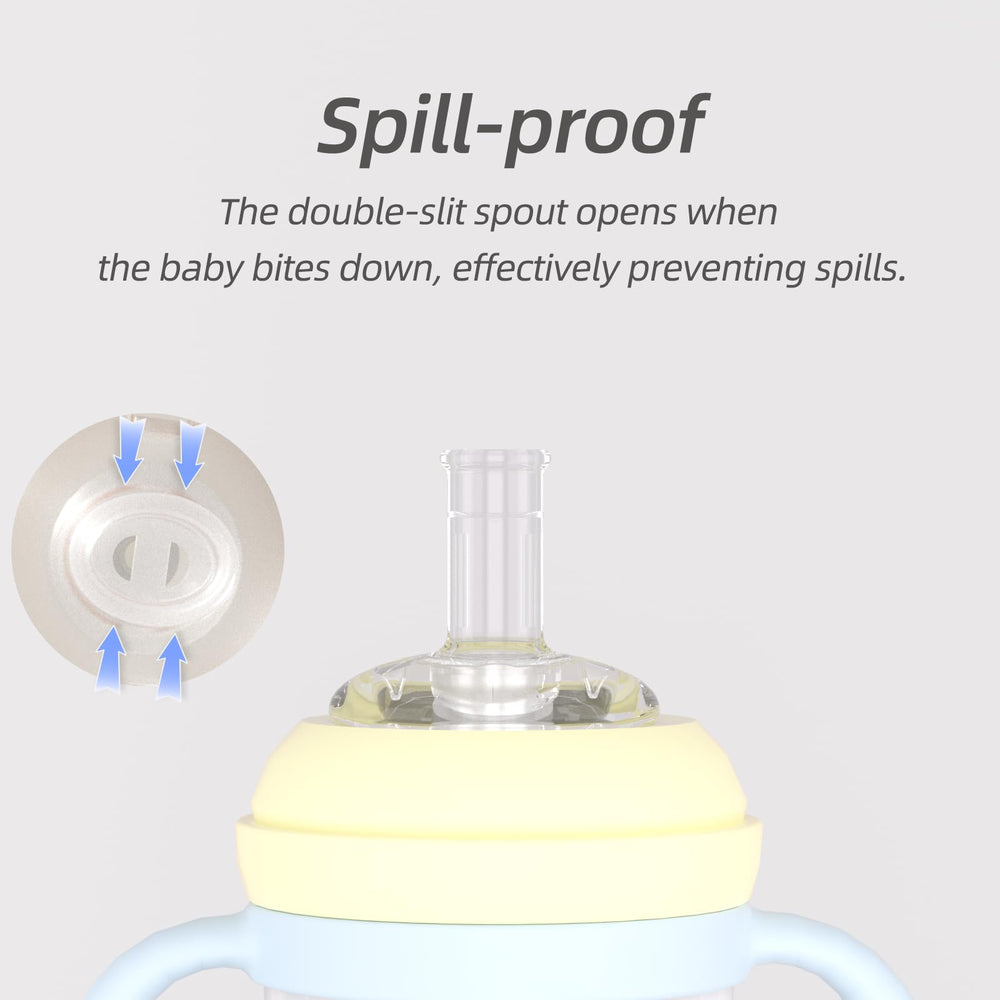 Piifur sippy cup featuring dual air vents for smooth sipping