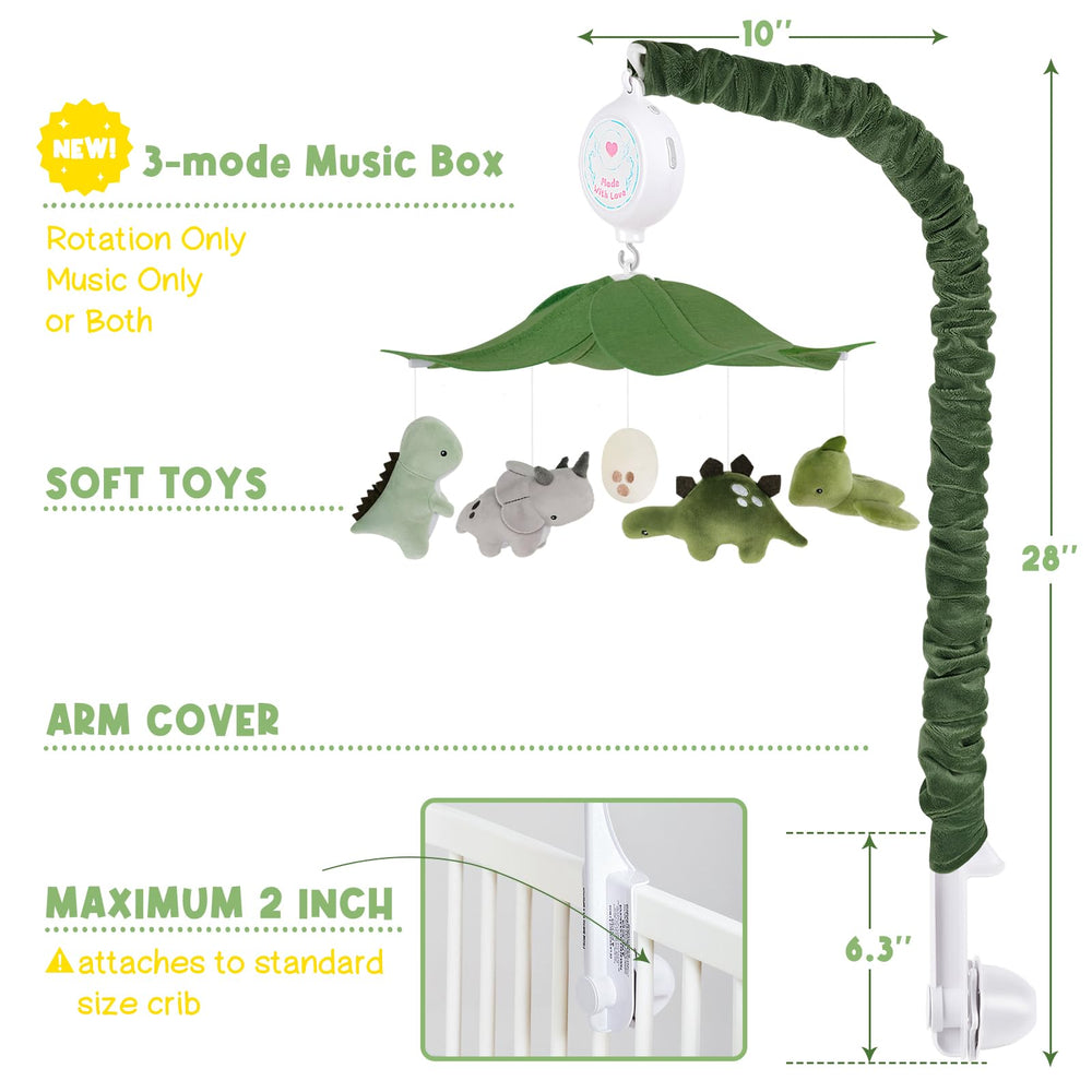 PIIKAGO easy assembly guide and clear instructions for crib mobile