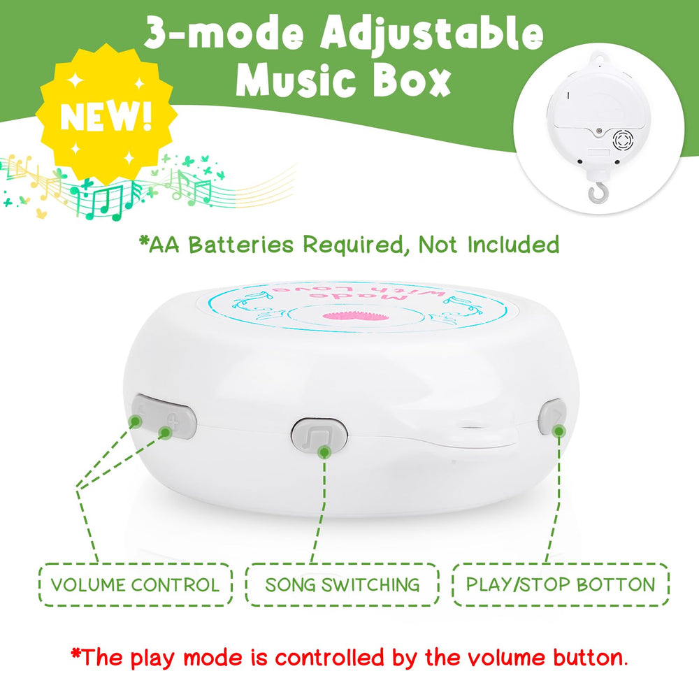 PIIKAGO Garden Friends Crib Mobile serves as a thoughtful baby gift for new parents.