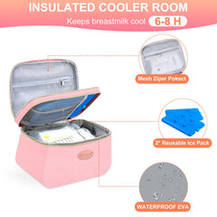 PIIOSER cooler bag dimensions show compact interior and capacity.