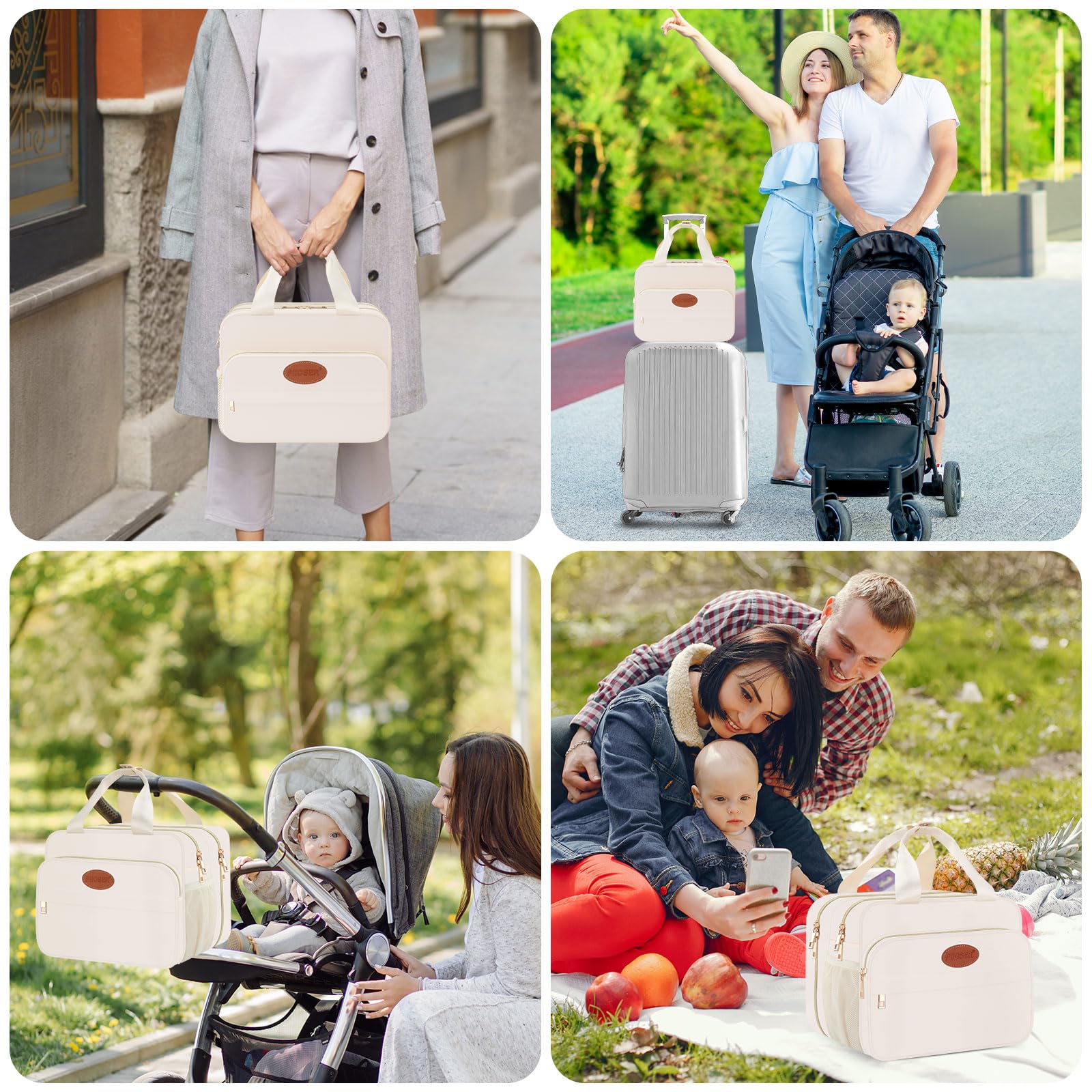 PIIOSER cream cooler bag includes ice pack for cooling