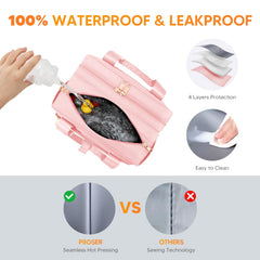 PIIOSER mesh pocket stores milk bags or cables