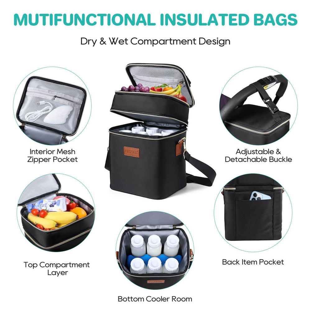 PIIOSER bag is leak-proof and easy to clean after spills.