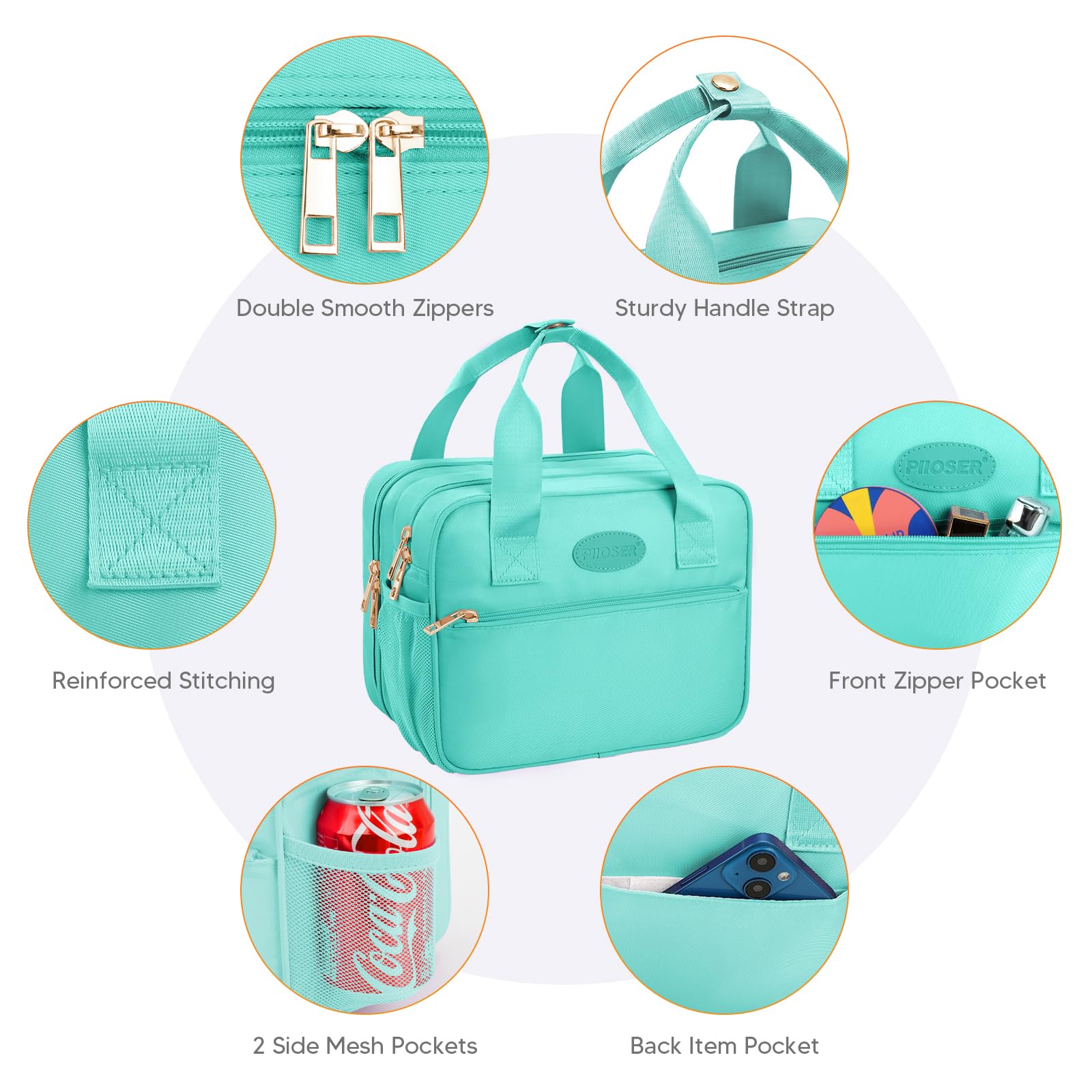 PIIOSER travel-friendly design fits airports, parks, and offices.