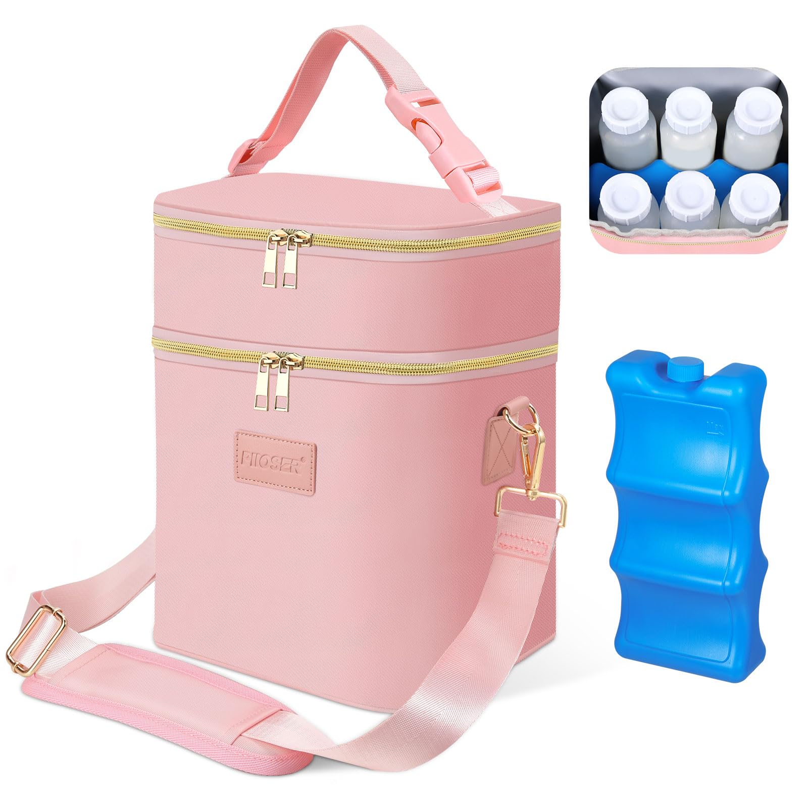 PIIOSER cooler bag is ideal for travel, picnics, or daycare