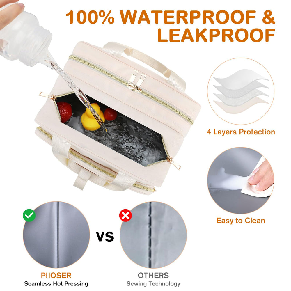 PIIOSER insulated liner and leakproof design protects contents