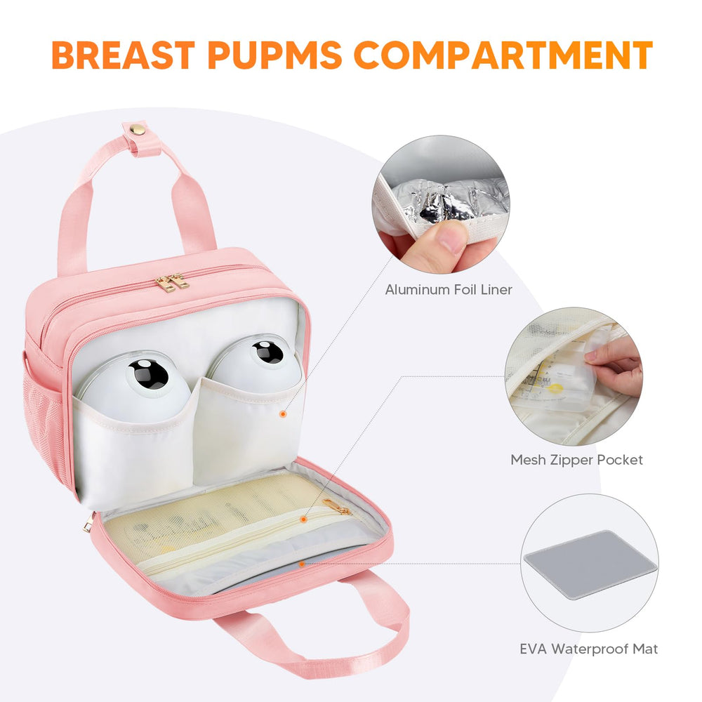 PIIOSER cooler compartment with ice pack keeps contents cool