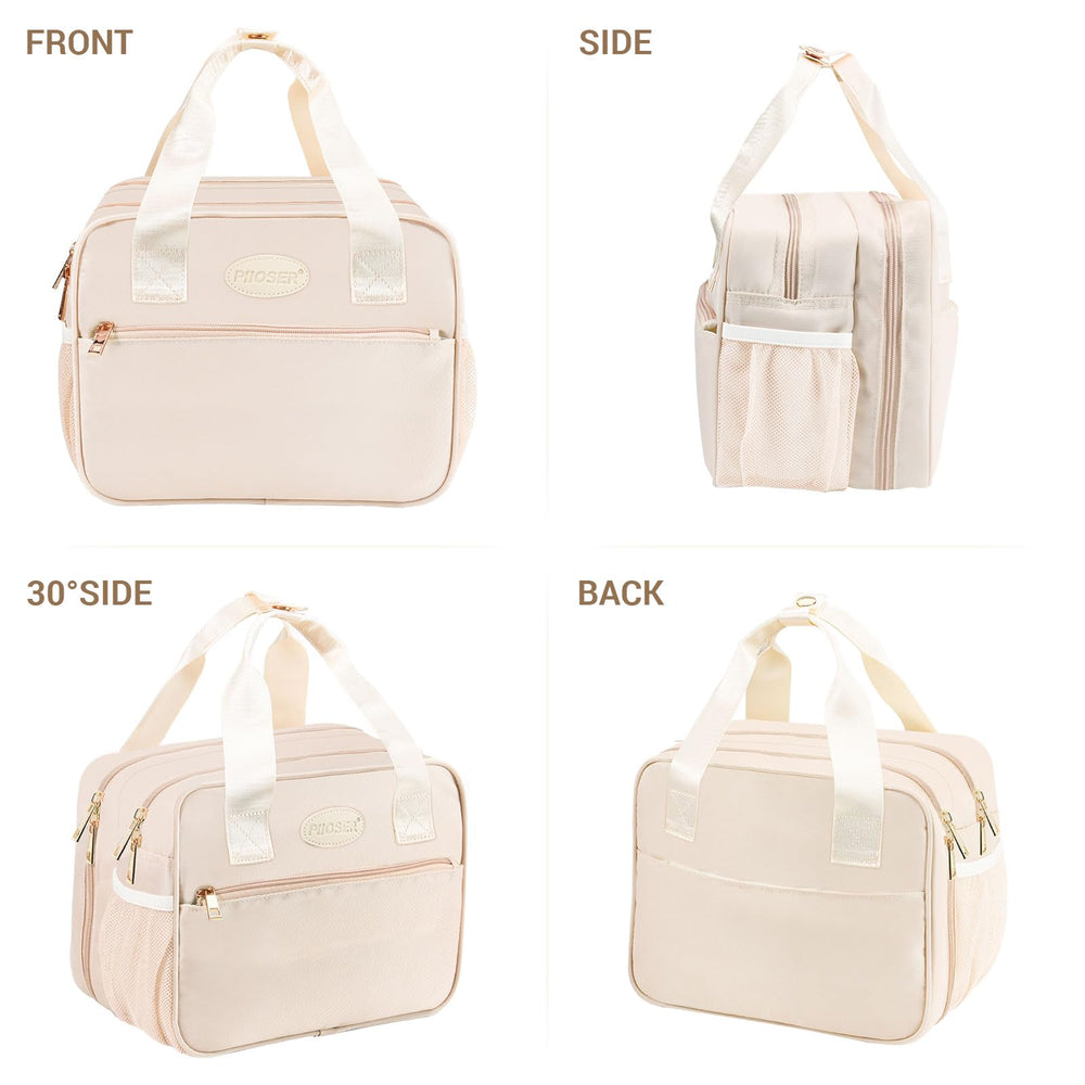 PIIOSER cream color case complements busy mom lifestyle.