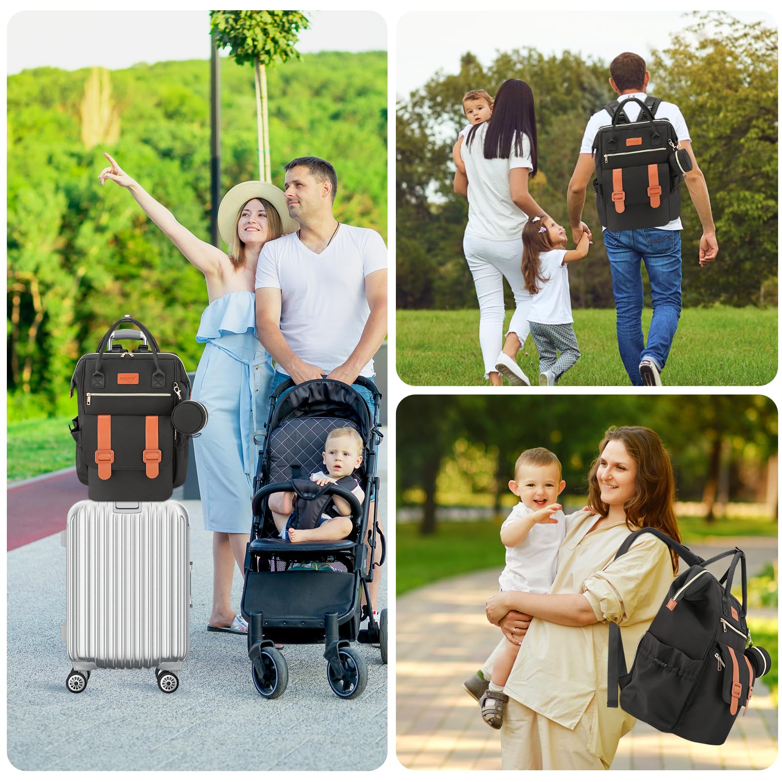 PIIOSER back luggage strap eases travel and transit