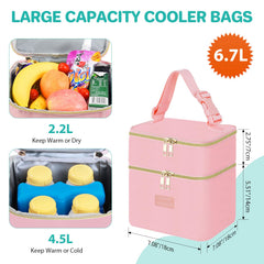 PIIOSER 4-layer waterproof materials protect contents and reduce leaks.