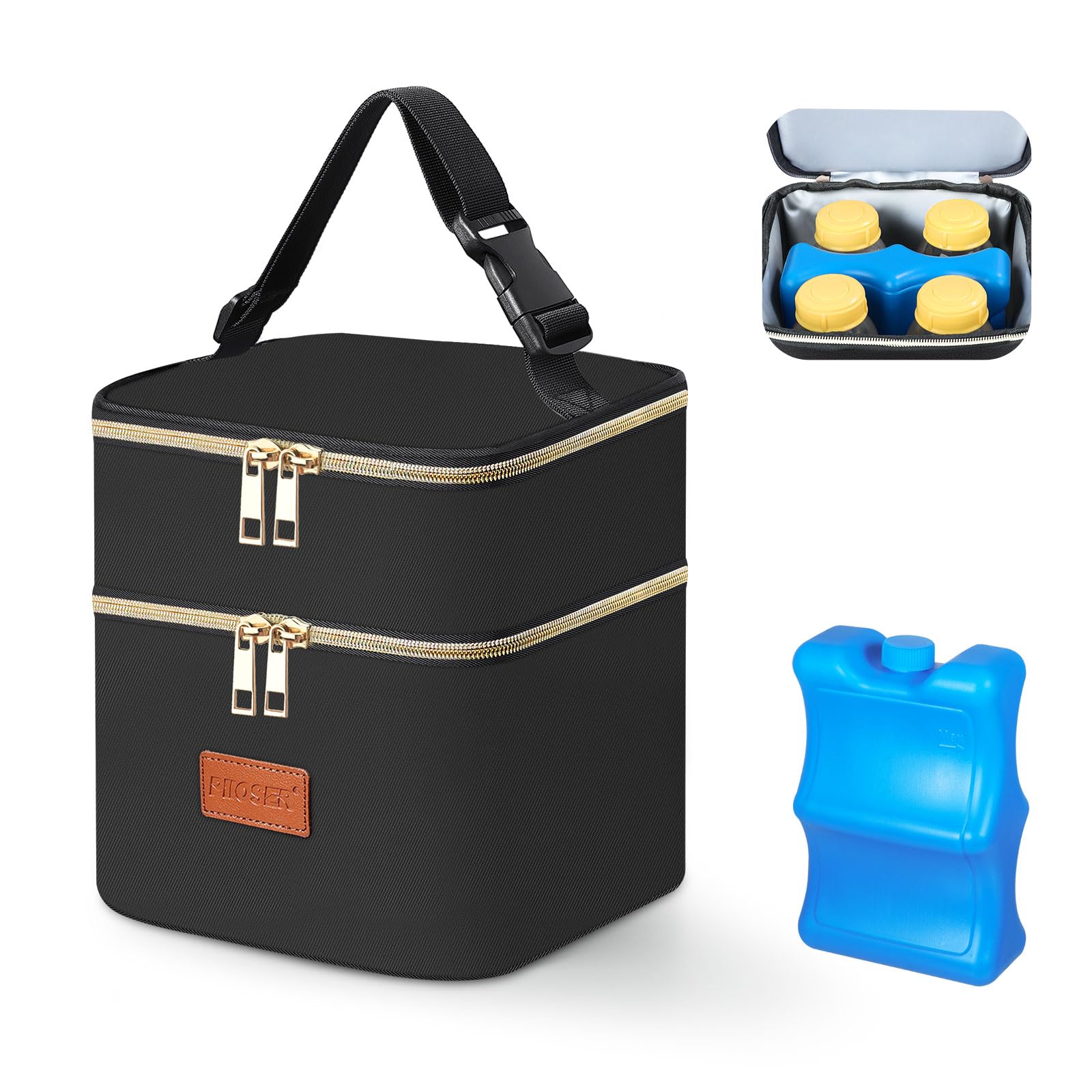 PIIOSER travel-ready bag used during a day out with baby.
