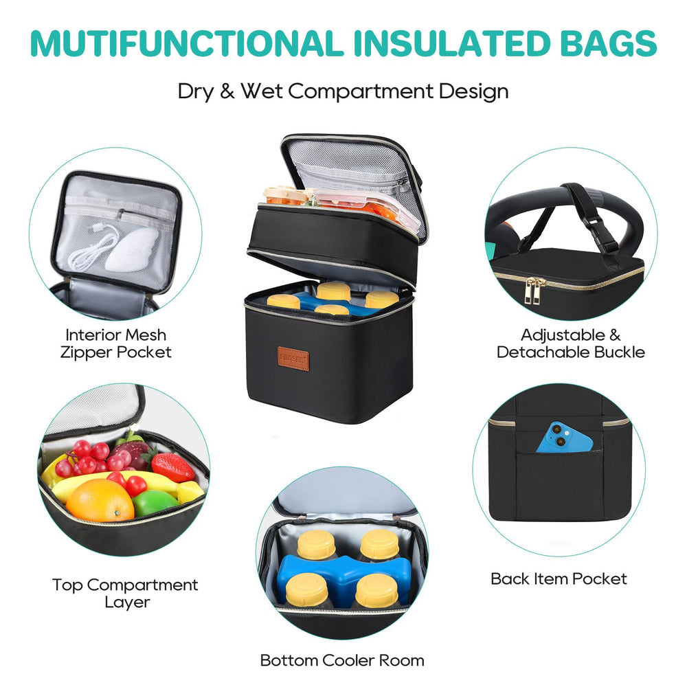 PIIOSER EVA inner lining is easy to wipe clean and protects contents.