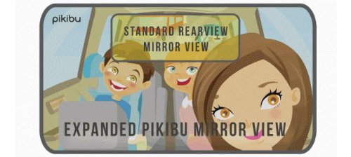 Pikibu wide-angle view minimizes blind spots and broadens the cabin scene.