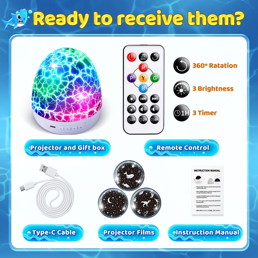 PIKOY 360-degree color rotation supports soothing visuals during bedtime