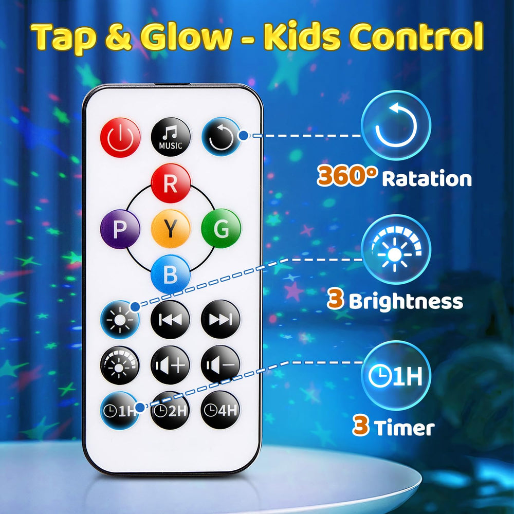 PIKOY Remote control night light lets parents adjust brightness and timer