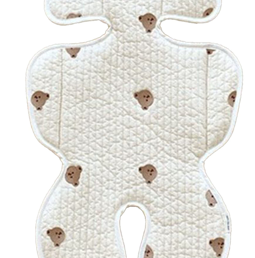 Pilipane stroller pad with breathable sponge mesh promotes sweat wicking