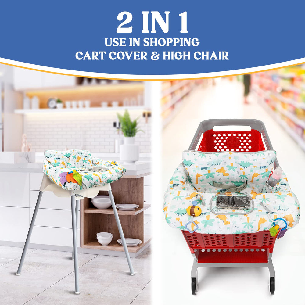 PILLANI cart cover with bottle holder adds convenient feeding on the go